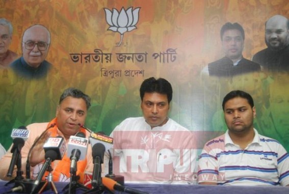 Sunil Deodhar held press meet : asks Badal Choudhry to take back his words against Central & Assam Govt Sunil Deodhar held press meet : asks Badal Choudhry to take back his words against Central & Assam Govt